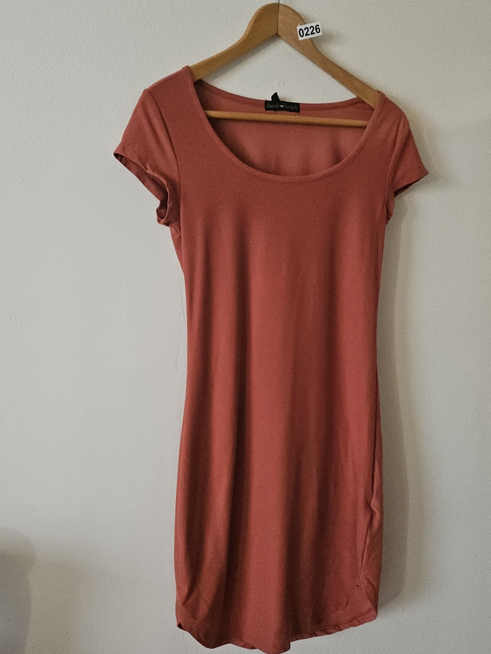 Everyday Scoop Neck Short Sleeve Dress 226